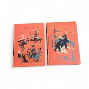 Childcraft vintage books‎ set of 2 hardback books Kids room book decor bundle